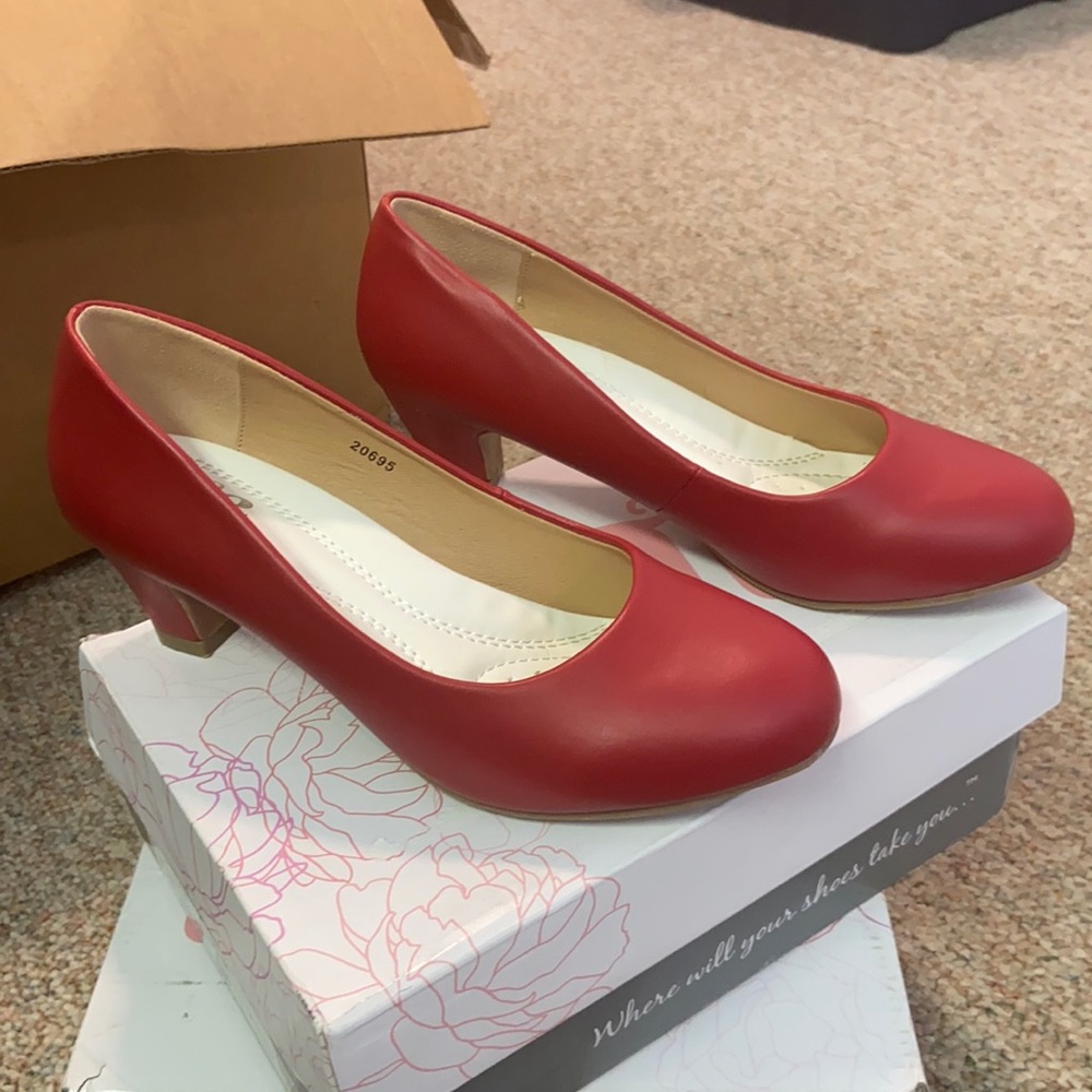 Brand New in the Box Red Heels